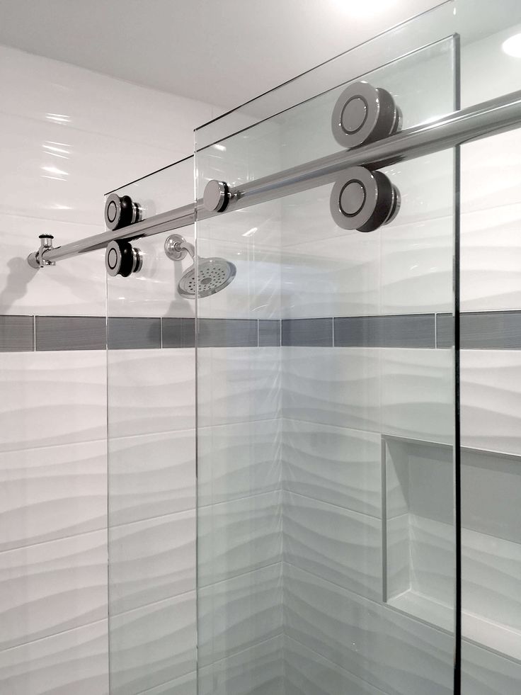 Frameless Slider Shower Door